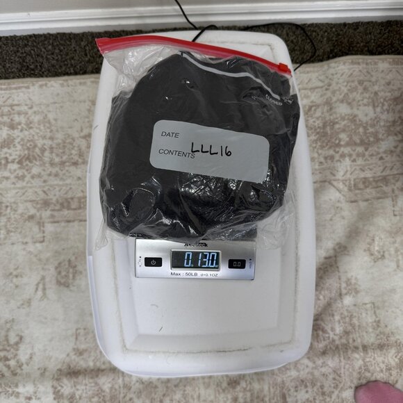 Caslon Linen Cargo Pants Womens Medium Black Drawstring Elastic Waist Pockets - Picture 10 of 10